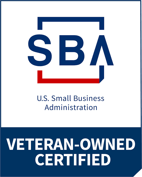 U.S. Small Business Administration Veteran-Owned Certified badge